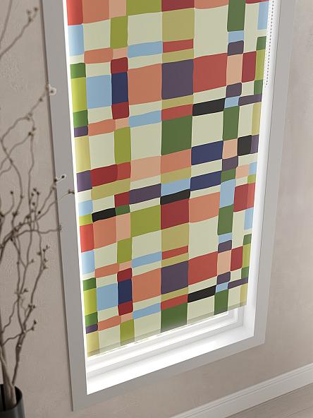 Рулонная штора для кухни для детской Лирикас - 72 - ширина 68 см - фото 4