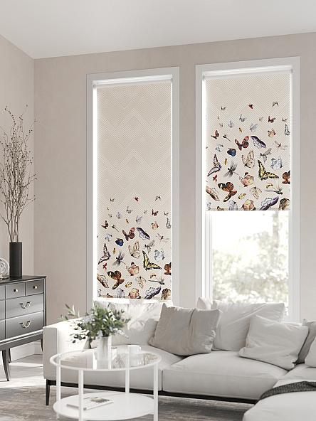 Рулонная штора для кухни для детской Лирикас - 79 - ширина 68 см