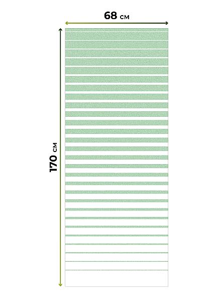 Рулонная штора для кухни для детской Лирикас - 84 - ширина 68 см - фото 5
