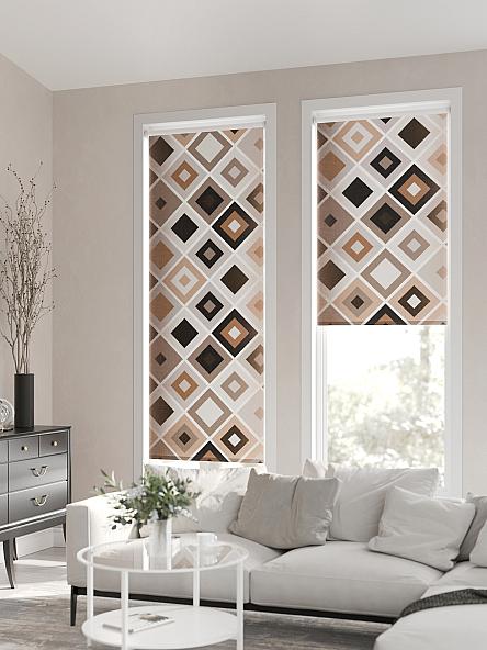 Рулонная штора для кухни для детской Лирикас - 88 - ширина 68 см