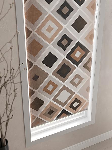 Рулонная штора для кухни для детской Лирикас - 88 - ширина 68 см - фото 4