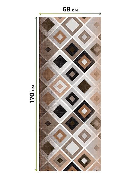 Рулонная штора для кухни для детской Лирикас - 88 - ширина 68 см - фото 5