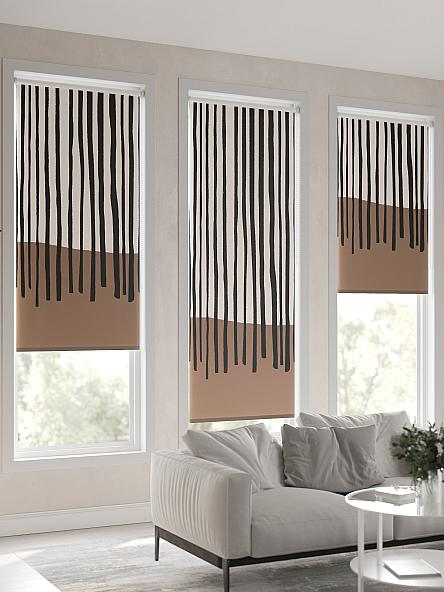 Рулонная штора для кухни для детской Лирикас - 89 - ширина 68 см - фото 6