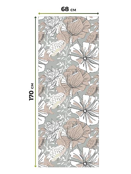 Рулонная штора для кухни для детской Лирикас - 93 - ширина 68 см - фото 5