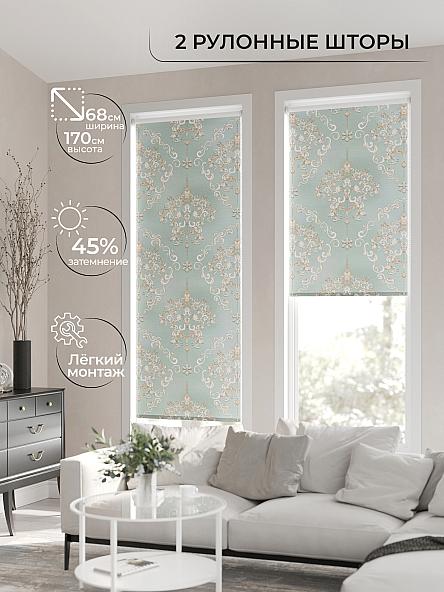 Рулонная штора для кухни для детской Лирикас - 94 - ширина 68 см - фото 2