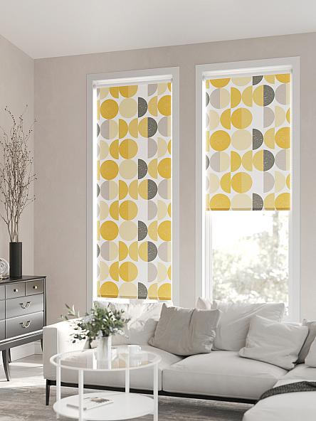 Рулонная штора для кухни для детской Лирикас - 101 - ширина 68 см