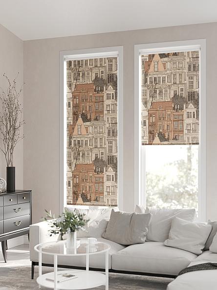 Рулонная штора для кухни для детской Лирикас - 103 - ширина 68 см