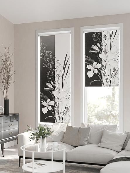 Рулонная штора для кухни для детской Лирикас - 104 - ширина 68 см