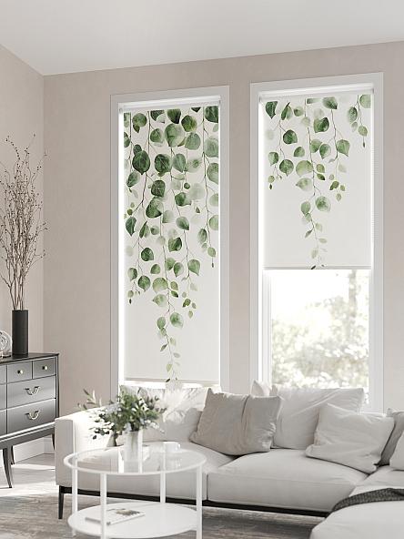 Рулонная штора для кухни для детской Лирикас - 105 - ширина 68 см