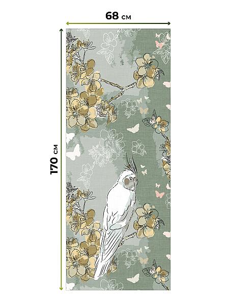 Рулонная штора для кухни для детской Лирикас - 107 - ширина 68 см - фото 5