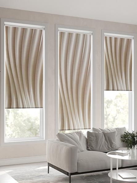 Рулонная штора для кухни для детской Лирикас - 109 - ширина 68 см - фото 6