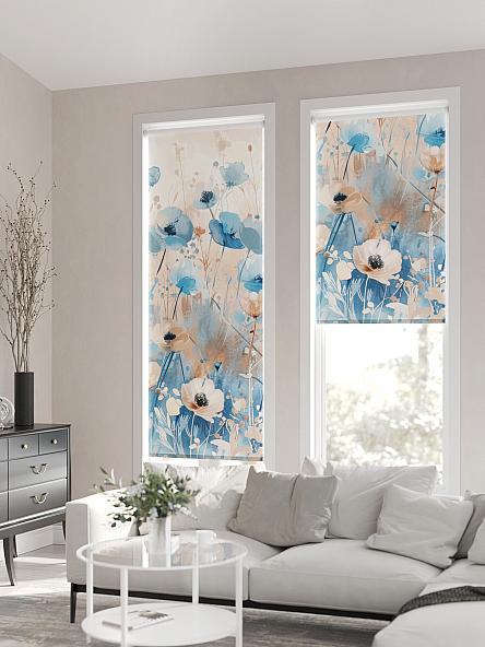 Рулонная штора для кухни для детской Лирикас - 110 - ширина 68 см