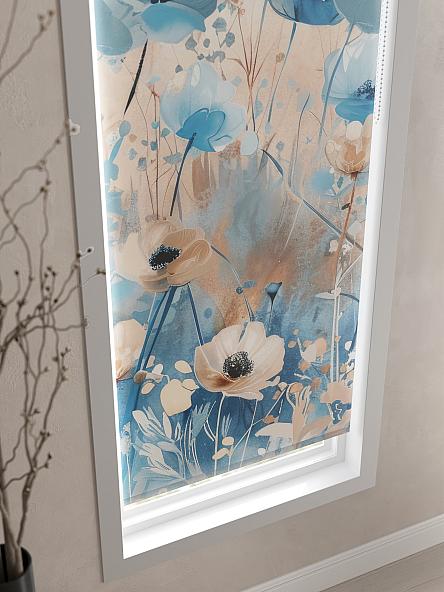 Рулонная штора для кухни для детской Лирикас - 110 - ширина 68 см - фото 4