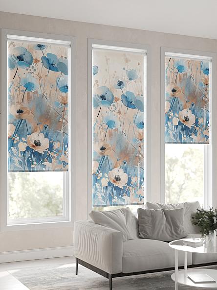 Рулонная штора для кухни для детской Лирикас - 110 - ширина 68 см - фото 6