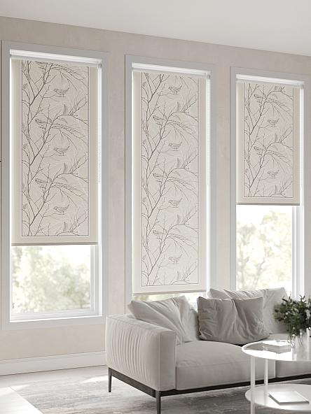 Рулонная штора для кухни для детской Лирикас - 113 - ширина 68 см - фото 6