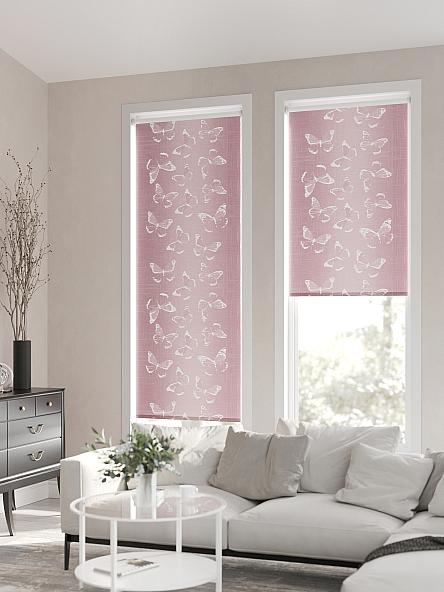 Рулонная штора для кухни для детской Лирикас - 117 - ширина 68 см