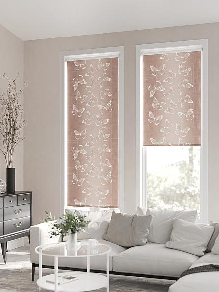 Рулонная штора для кухни для детской Лирикас - 118 - ширина 68 см