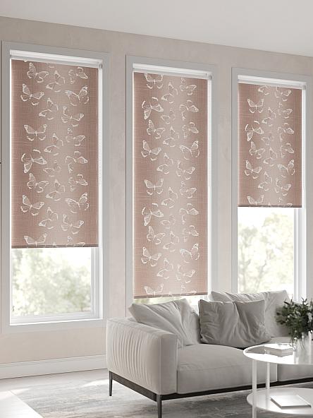 Рулонная штора для кухни для детской Лирикас - 118 - ширина 68 см - фото 6