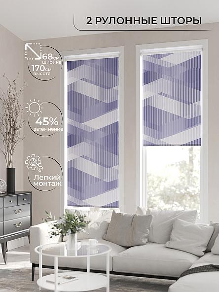 Рулонная штора для кухни для детской Лирикас - 120 - ширина 68 см - фото 2