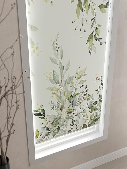 Рулонная штора для кухни для детской Лирикас - 125 - ширина 68 см - фото 4