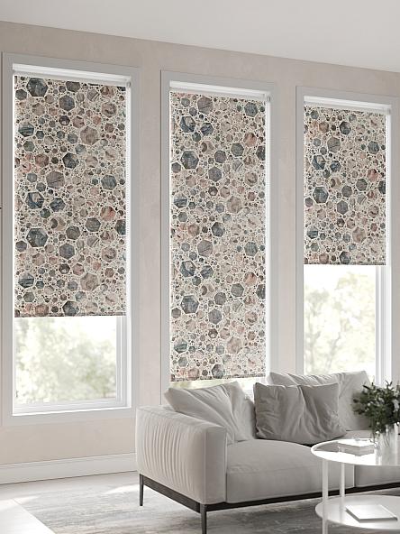 Рулонная штора для кухни для детской Лирикас - 126 - ширина 68 см - фото 6