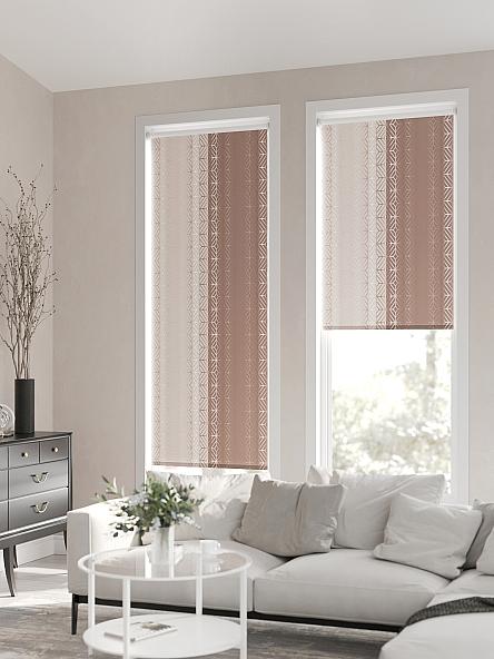 Рулонная штора для кухни для детской Лирикас - 130 - ширина 68 см