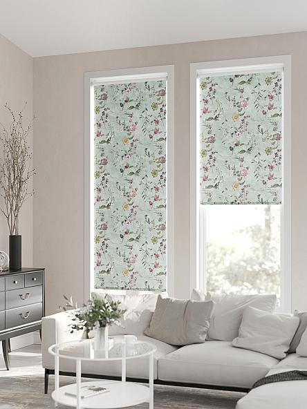 Рулонная штора для кухни для детской Лирикас - 132 - ширина 68 см