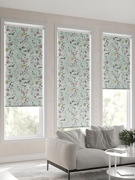 Рулонная штора для кухни для детской Лирикас - 132 - ширина 68 см - фото 6