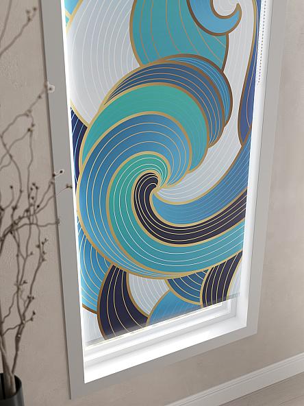 Рулонная штора для кухни для детской Лирикас - 136 - ширина 68 см - фото 4