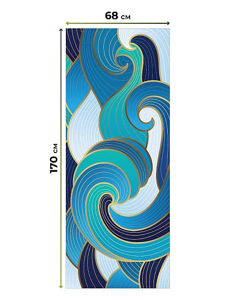 Рулонная штора для кухни для детской Лирикас - 136 - ширина 68 см - фото 5