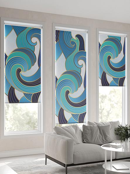 Рулонная штора для кухни для детской Лирикас - 136 - ширина 68 см - фото 6