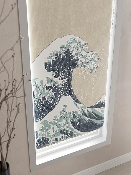 Рулонная штора для кухни для детской Лирикас - 137 - ширина 68 см - фото 4