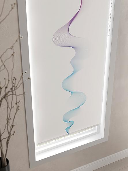 Рулонная штора для кухни для детской Лирикас - 138 - ширина 68 см - фото 4