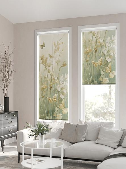 Рулонная штора для кухни для детской Лирикас - 140 - ширина 68 см