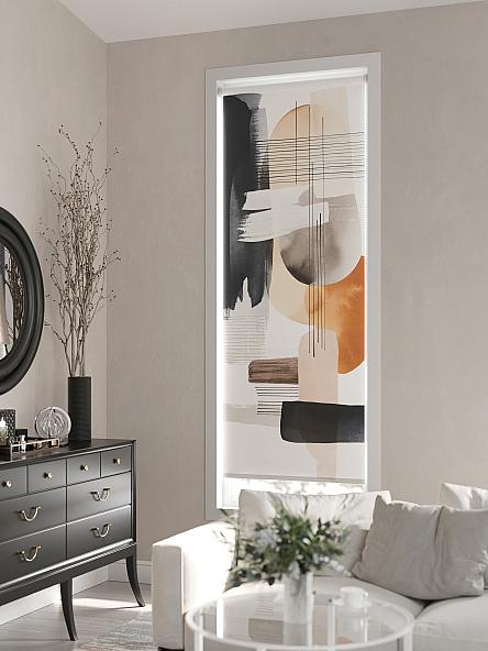 Рулонная штора для кухни для детской Лирикас - 144 - ширина 68 см - фото 3