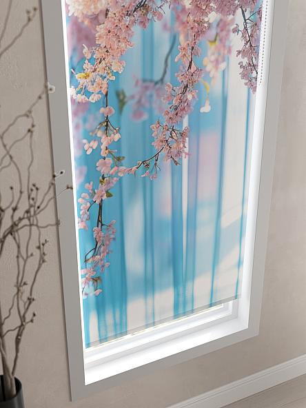 Рулонная штора для кухни для детской Лирикас - 147 - ширина 68 см - фото 4