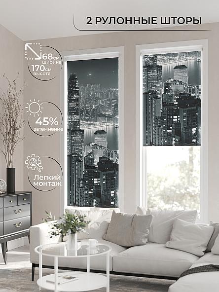 Рулонная штора для кухни для детской Лирикас - 148 - ширина 68 см - фото 2