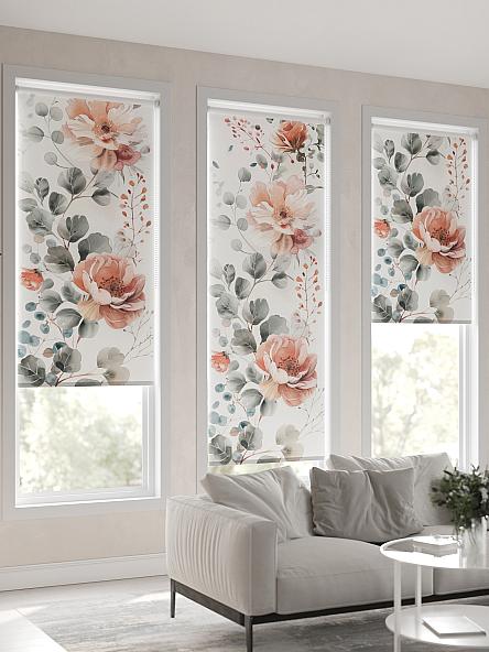 Рулонная штора для кухни для детской Лирикас - 150 - ширина 68 см - фото 6