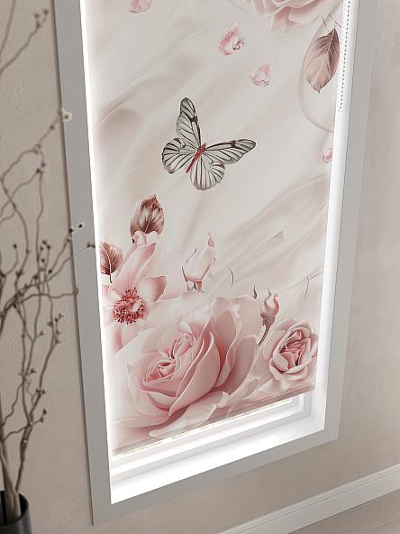 Рулонная штора для кухни для детской Лирикас - 152 - ширина 68 см - фото 4