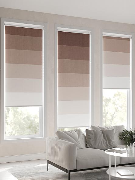 Рулонная штора для кухни для детской Лирикас - 153 - ширина 68 см - фото 6