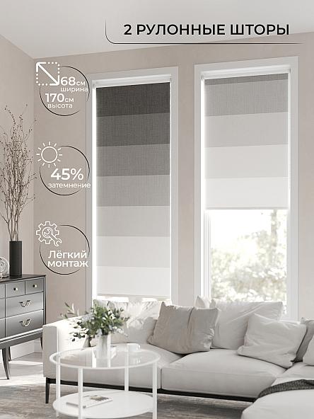 Рулонная штора для кухни для детской Лирикас - 159 - ширина 68 см - фото 2