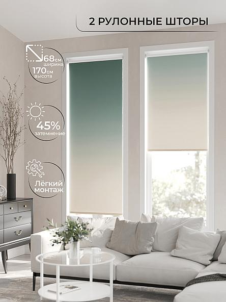 Рулонная штора для кухни для детской Лирикас - 169 - ширина 68 см - фото 2