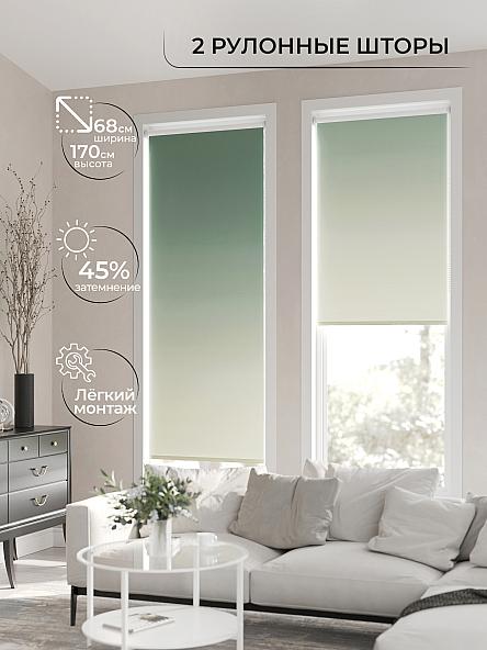 Рулонная штора для кухни для детской Лирикас - 176 - ширина 68 см - фото 2