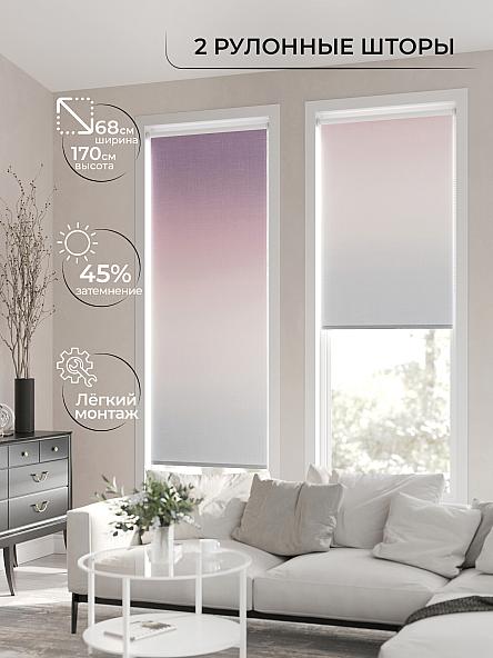 Рулонная штора для кухни для детской Лирикас - 178 - ширина 68 см - фото 2