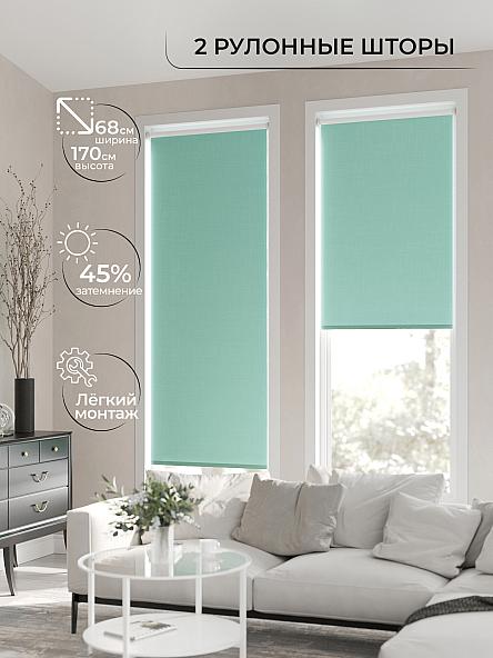 Рулонная штора для кухни для детской Лирикас - 183 - ширина 68 см - фото 2