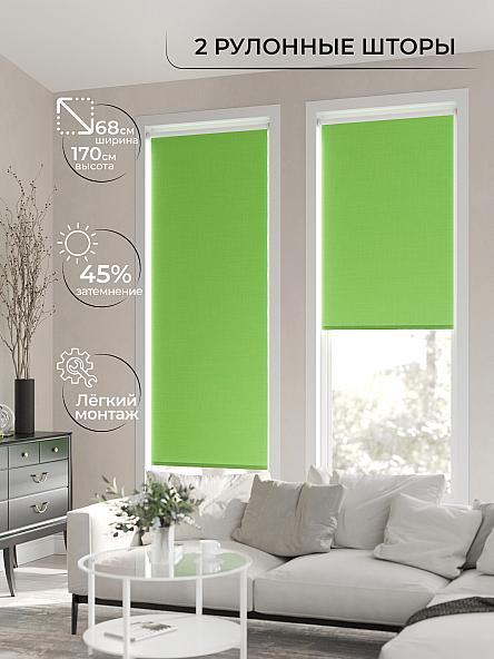 Рулонная штора для кухни для детской Лирикас - 184 - ширина 68 см - фото 2