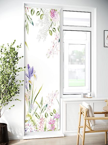 Рулонная штора для кухни для детской Лиритиск - 01 - ширина 68 см - фото 2