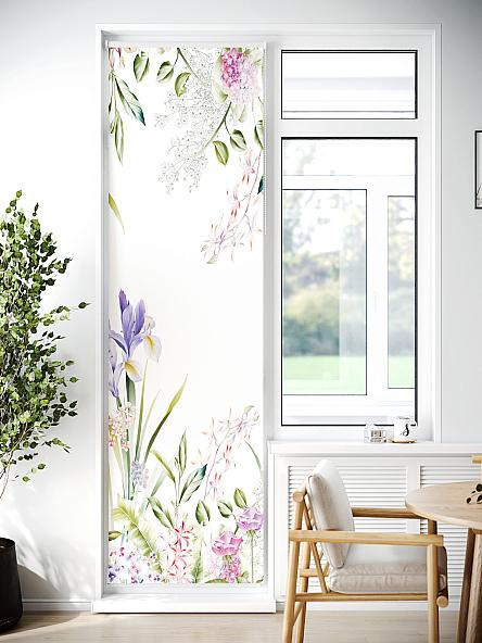 Рулонная штора для кухни для детской Лиритиск - 01 - ширина 68 см - фото 7