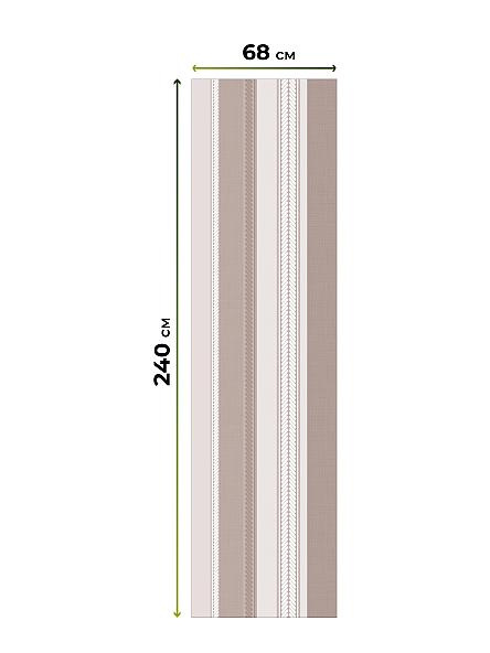 Рулонная штора для кухни для детской Лиритиск - 12 - ширина 68 см - фото 8