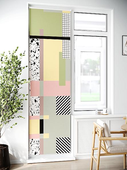 Рулонная штора для кухни для детской Лиритиск - 14 - ширина 68 см - фото 2